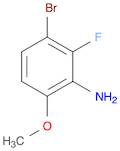 3-BROMO-2-FLUORO-6-METHOXYANILINE