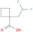 1-(2,2-DIFLUOROETHYL)CYCLOBUTANE-1-CARBOXYLIC ACID