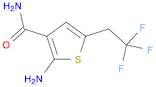 2-Amino-5-(2,2,2-trifluoroethyl)-thiophene-3-carboxamide