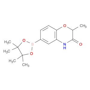 2-methyl-6-(tetramethyl-1,3,2-dioxaborolan-2-yl)-3,4-dihydro-2H-1,4-benzoxazin-3-one