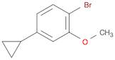 2-methoxy-4-cyclopropylbromobenzene