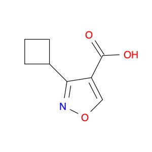 3-Cyclobutyl-1,2-oxazole-4-carboxylic acid