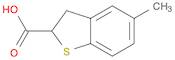 5-methyl-2,3-dihydro-1-benzothiophene-2-carboxylic acid