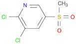 2,3-dichloro-5-(methylsulfonyl)pyridine