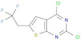 2,4-dichloro-6-(2,2,2-trifluoroethyl)thieno[2,3-d]pyrimidine