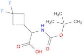 2-((tert-butoxycarbonyl)amino)-2-(3,3-difluorocyclobutyl)acetic acid