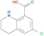 6-CHLORO-1,2,3,4-TETRAHYDROQUINOLINE-8-CARBOXYLIC ACID