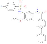 N-[3-(4-fluorobenzenesulfonamido)-4-methoxyphenyl]-4-phenylbenzamide