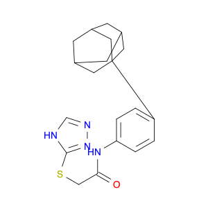 2-((1H-1,2,4-Triazol-5-yl)thio)-N-(4-(adamantan-1-yl)phenyl)acetamide