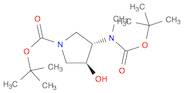 1-Pyrrolidinecarboxylic acid,3-[[(1,1-dimethylethoxy)carbonyl]methylamino]-4-hydroxy-,1,1-dimeth...