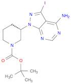 tert-butyl (S)-3-(4-Amino-3-iodo-1H-pyrazolo[3,4-d]pyrimidin