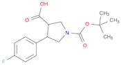 1,3-Pyrrolidinedicarboxylic acid, 4-(4-fluorophenyl)-, 1-(1,1-dimethylethyl) ester