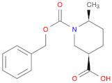 (3R,6S)-1-((Benzyloxy)carbonyl)-6-methylpiperidine-3-carboxylic acid