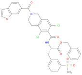 L-Phenylalanine, N-[[2-(6-benzofuranylcarbonyl)-5,7-dichloro-1,2,3,4-tetrahydro-6-isoquinolinyl]ca…