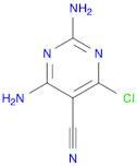 2,4-diamino-6-chloropyrimidine-5-carbonitrile