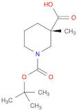 (3R)-1-[(tert-butoxy)carbonyl]-3-methylpiperidine-3-carboxylicacid