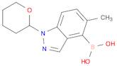 [5-Methyl-1-(oxan-2-yl)-1H-indazol-4-yl]boronic acid