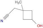 2-(3-hydroxy-1-methylcyclobutyl)acetonitrile