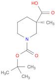 (3S)-1-[(tert-butoxy)carbonyl]-3-methylpiperidine-3-carboxylicacid