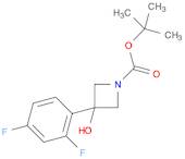 tert-butyl 3-(2,4-difluorophenyl)-3-hydroxyazetidine-1-carboxylate