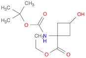 Cyclobutanecarboxylic acid,1-[[(1,1-dimethylethoxy)carbonyl]amino]-3-hydroxy-, ethyl ester