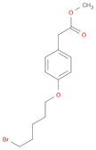 Benzeneacetic acid, 4-[(5-bromopentyl)oxy]-, methyl ester