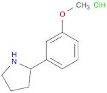 2-(3-METHOXYPHENYL)PYRROLIDINE HYDROCHLORIDE