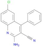 2-AMINO-3-CYANO-4-PHENYL-6-CHLOROQUINOLINE