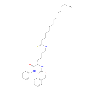 N-​[(1S)​-​1-​[(Phenylamino)​carbonyl]​-​5-​[(1-​thioxotetradecyl)​amino]​pentyl]​-carbamicAcidP...