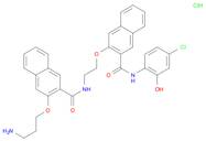 3-(3-Aminopropoxy)-N-[2-[[3-[[(4-chloro-2-hydroxyphenyl)amino]carbonyl]-2-naphthalenyl]oxy]ethyl...