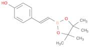 4-[(E)-2-(tetramethyl-1,3,2-dioxaborolan-2-yl)ethenyl]phenol, E