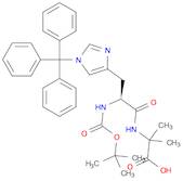 (S)-2-(2-((tert-Butoxycarbonyl)amino)-3-(1-trityl-1H-imidazol-4-yl)propanamido)-2-methylpropanoic …