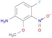 4-Fluoro-2-methoxy-3-nitro-benzenamine