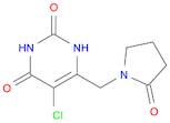 5-​Chloro-​6-​[(2-​oxo-​1-​pyrrolidinyl)​methyl]​-2,​4(1H,​3H)​-​pyrimidinedione