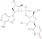 2'-O-Methyl-P-thiouridylyl-(3'→5')-2'-deoxyadenosine