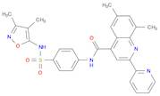 N-(4-(N-(3,4-Dimethylisoxazol-5-yl)sulfamoyl)phenyl)-6,8-dimethyl-2-(pyridin-2-yl)quinoline-4-carb…