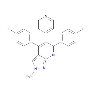4,6-Bis(4-fluorophenyl)-2-methyl-5-(4-pyridinyl)-2H-pyrazolo[3,4-b]pyridine