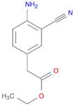 Benzene aceticacid,4-amino-3-cyano-,ethyl?ester