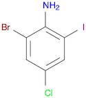 Benzenamine, 2-bromo-4-chloro-6-iodo-