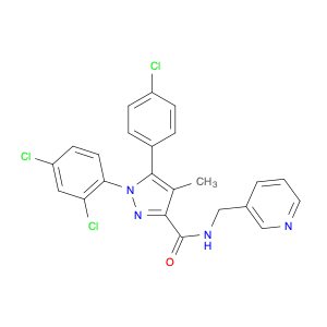 5-(4-Chlorophenyl)-1-(2,4-dichlorophenyl)-4-methyl-N-(3-pyridinylmethyl)-1H-pyrazole-3-carboxamide