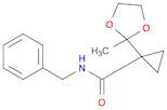 Cyclopropanecarboxamide,1-(2-methyl-1,3-dioxolan-2-yl)-N-(phenylmethyl)-