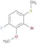 2-BROMO-4-FLUORO-3-METHOXYTHIOANISOLE