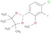 2-(4-CHLORO-3-FLUORO-2-METHOXYPHENYL)-4,4,5,5-TETRAMETHYL-1,3,2-DIOXABOROLANE