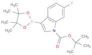 tert-butyl 6-fluoro-3-(4,4,5,5-tetramethyl-1,3,2-dioxaborolan-2-yl)-1H-indole-1-carboxylate