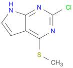 2-Chloro-4-(methylthio)-7H-pyrrolo[2,3-d]pyrimidine