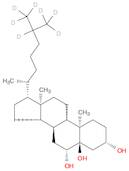 3β,5α,6β-Trihydroxycholestane-d7