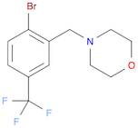 4-[[2-Bromo-5-(trifluoromethyl)phenyl]methyl]morpholine