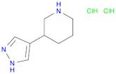 3-(1H-pyrazol-4-yl)piperidine dihydrochloride