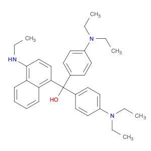 α,α-Bis[4-(diethylamino)phenyl]-4-(ethylamino)-1-naphthalenemethanol