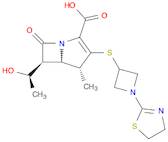 1-Azabicyclo[3.2.0]hept-2-ene-2-carboxylic acid,3-[[1-(4,5-dihydro-2-thiazolyl)-3-azetidinyl]thio]…